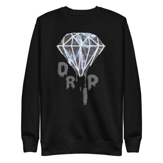 Smoke Diamond Drip Unisex Premium Sweatshirt