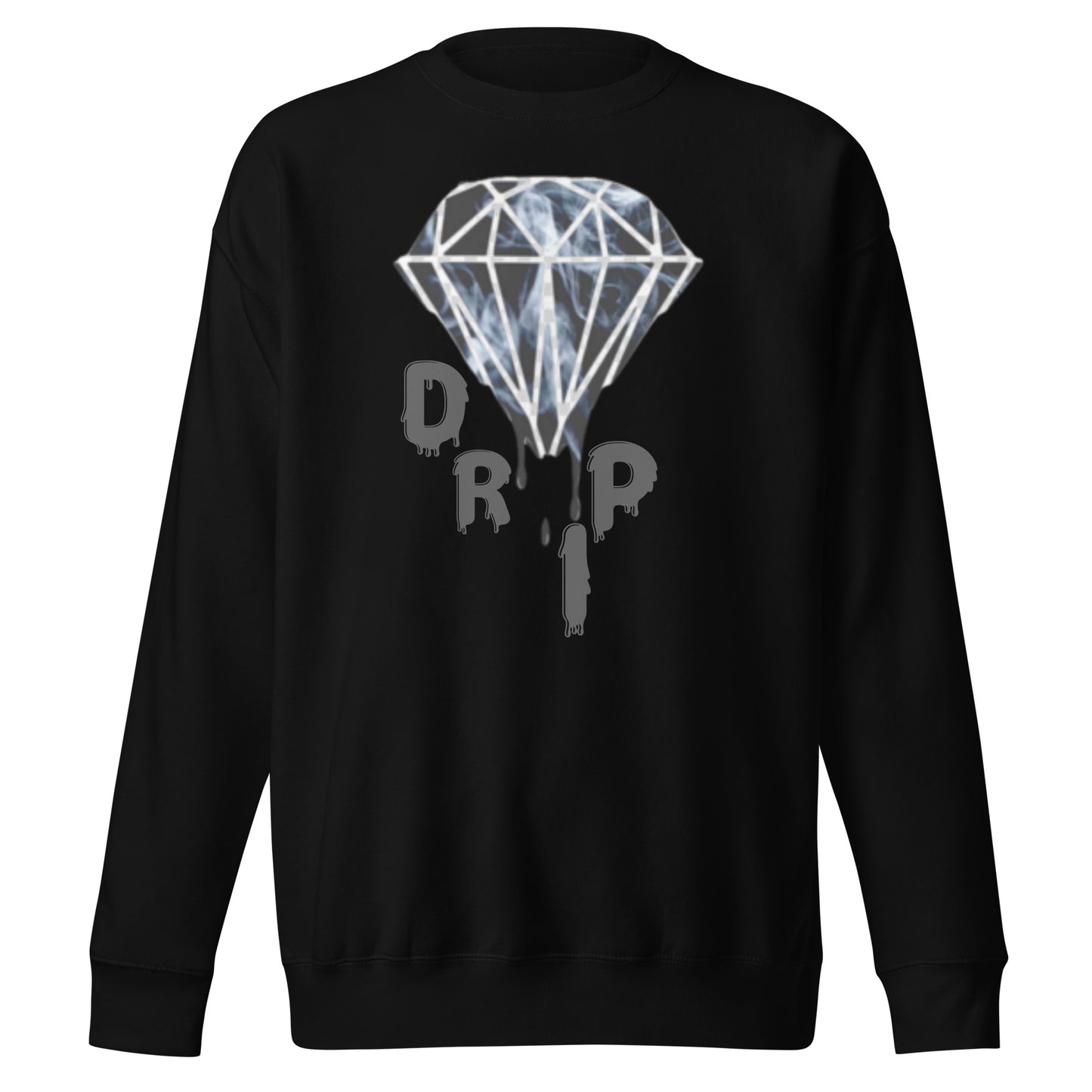 Smoke Diamond Drip Unisex Premium Sweatshirt