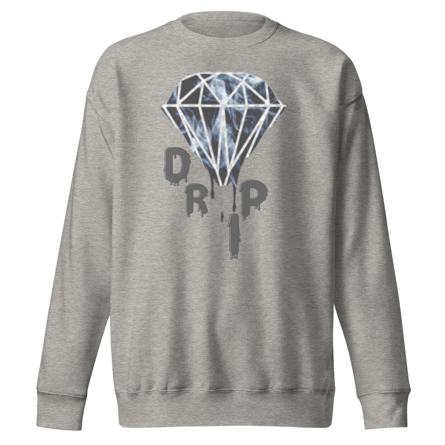 Smoke Diamond Drip Unisex Premium Sweatshirt