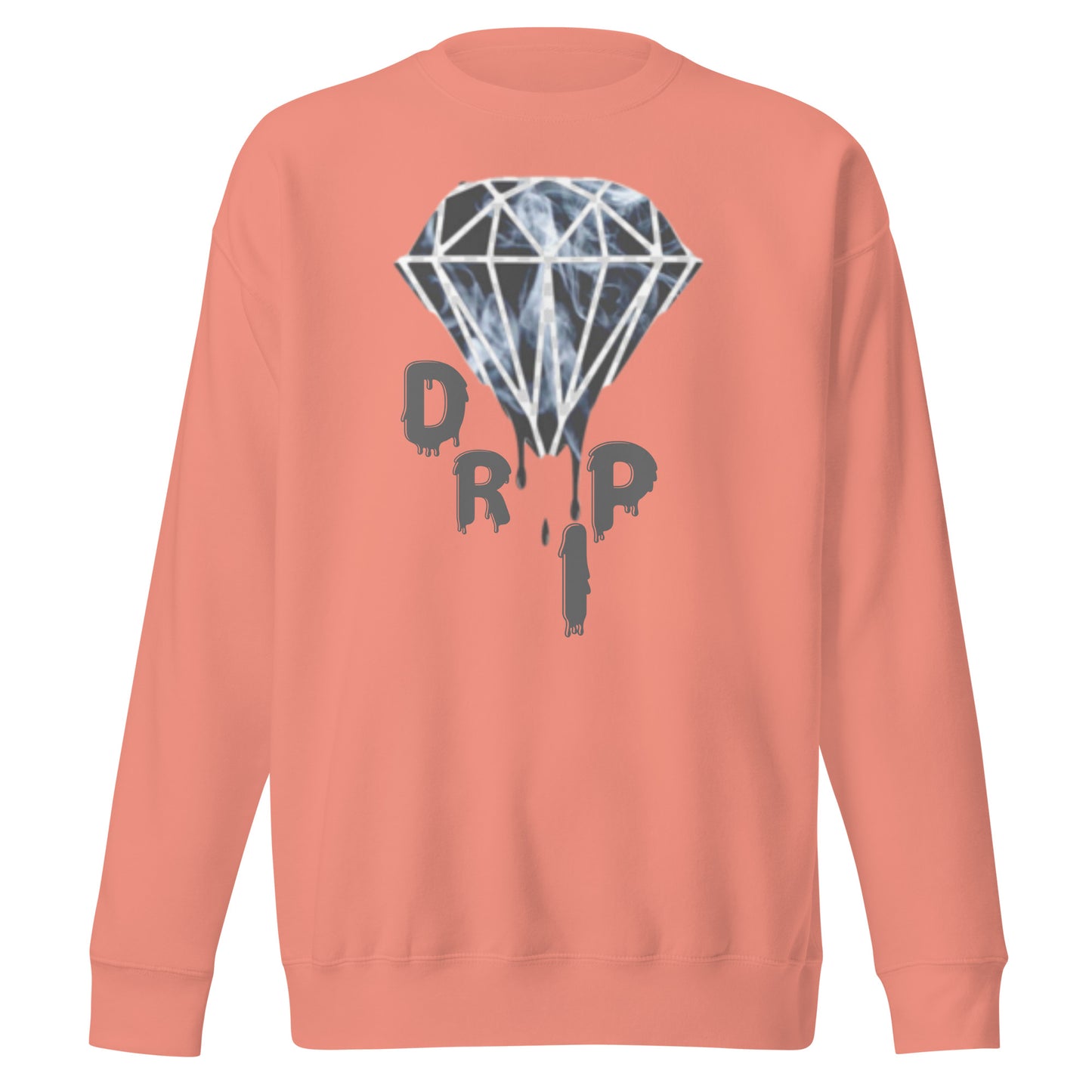 Smoke Diamond Drip Unisex Premium Sweatshirt