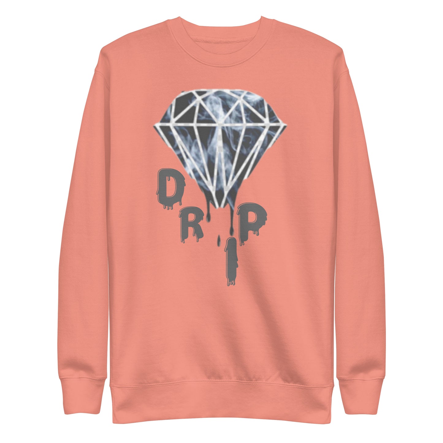 Smoke Diamond Drip Unisex Premium Sweatshirt