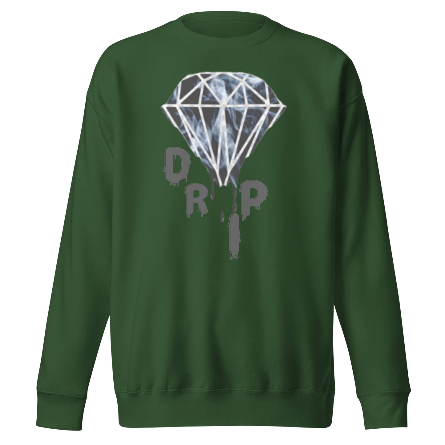 Smoke Diamond Drip Unisex Premium Sweatshirt