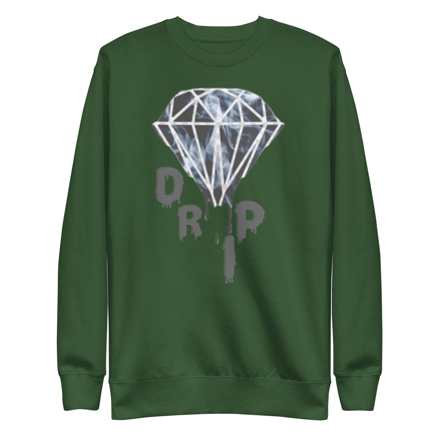 Smoke Diamond Drip Unisex Premium Sweatshirt
