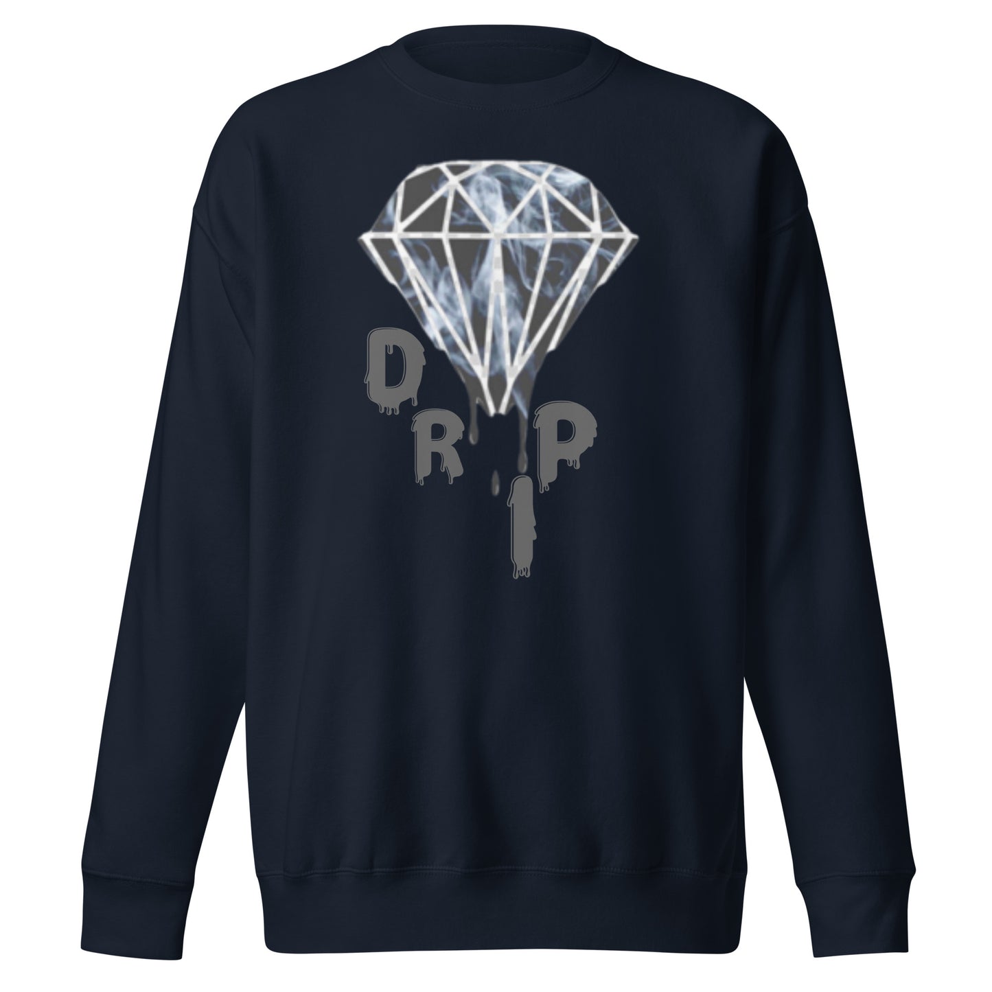 Smoke Diamond Drip Unisex Premium Sweatshirt