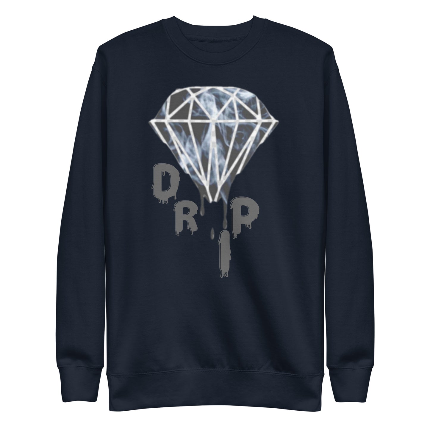 Smoke Diamond Drip Unisex Premium Sweatshirt