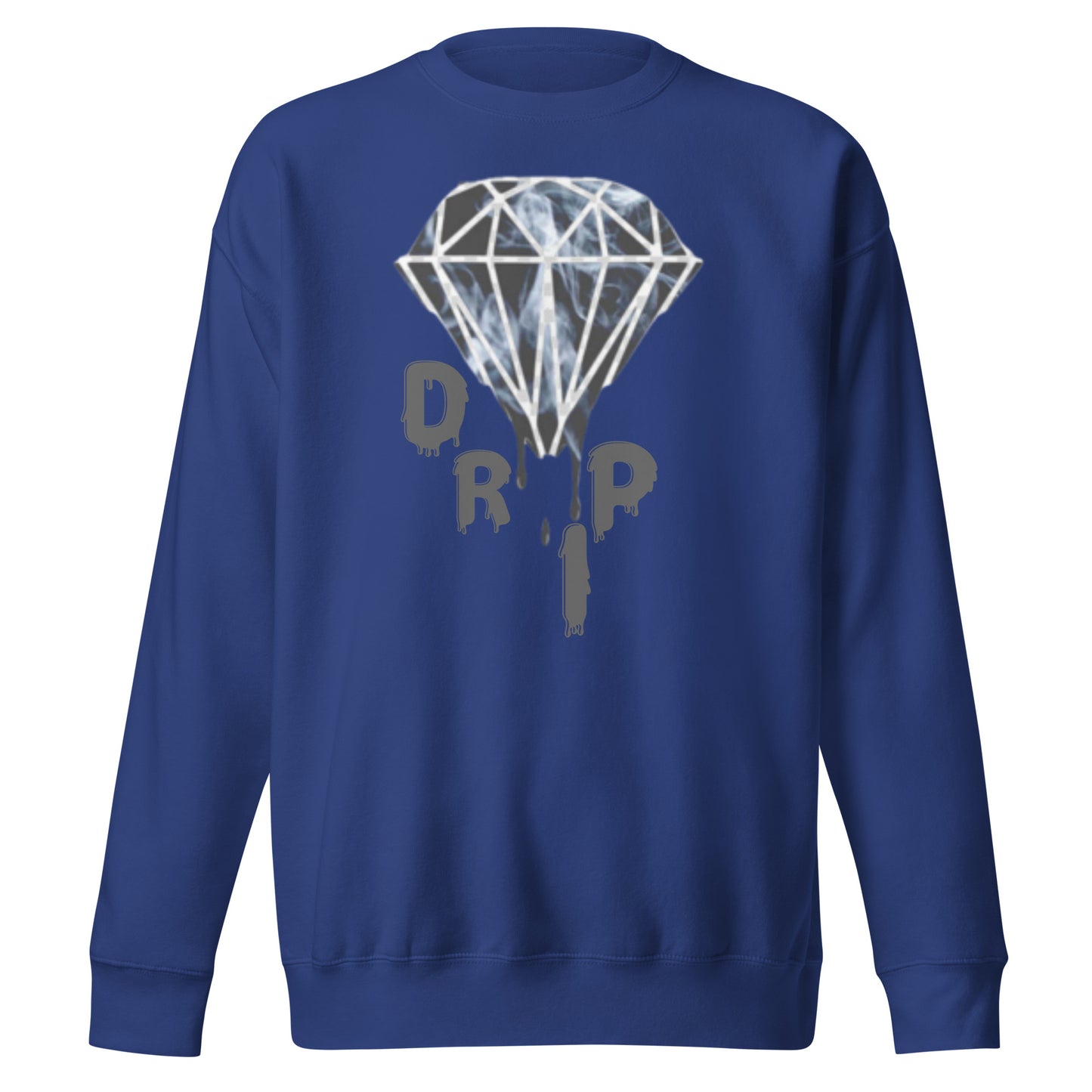 Smoke Diamond Drip Unisex Premium Sweatshirt