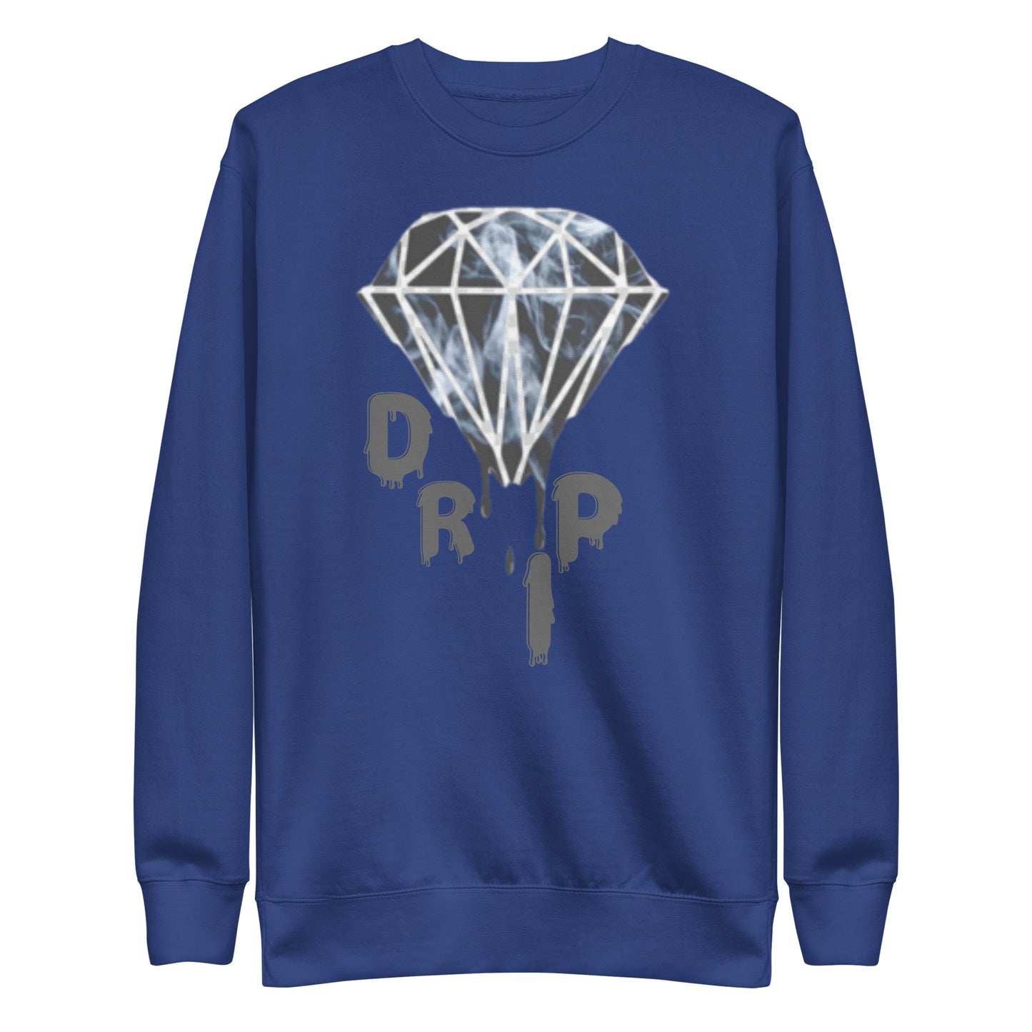 Smoke Diamond Drip Unisex Premium Sweatshirt