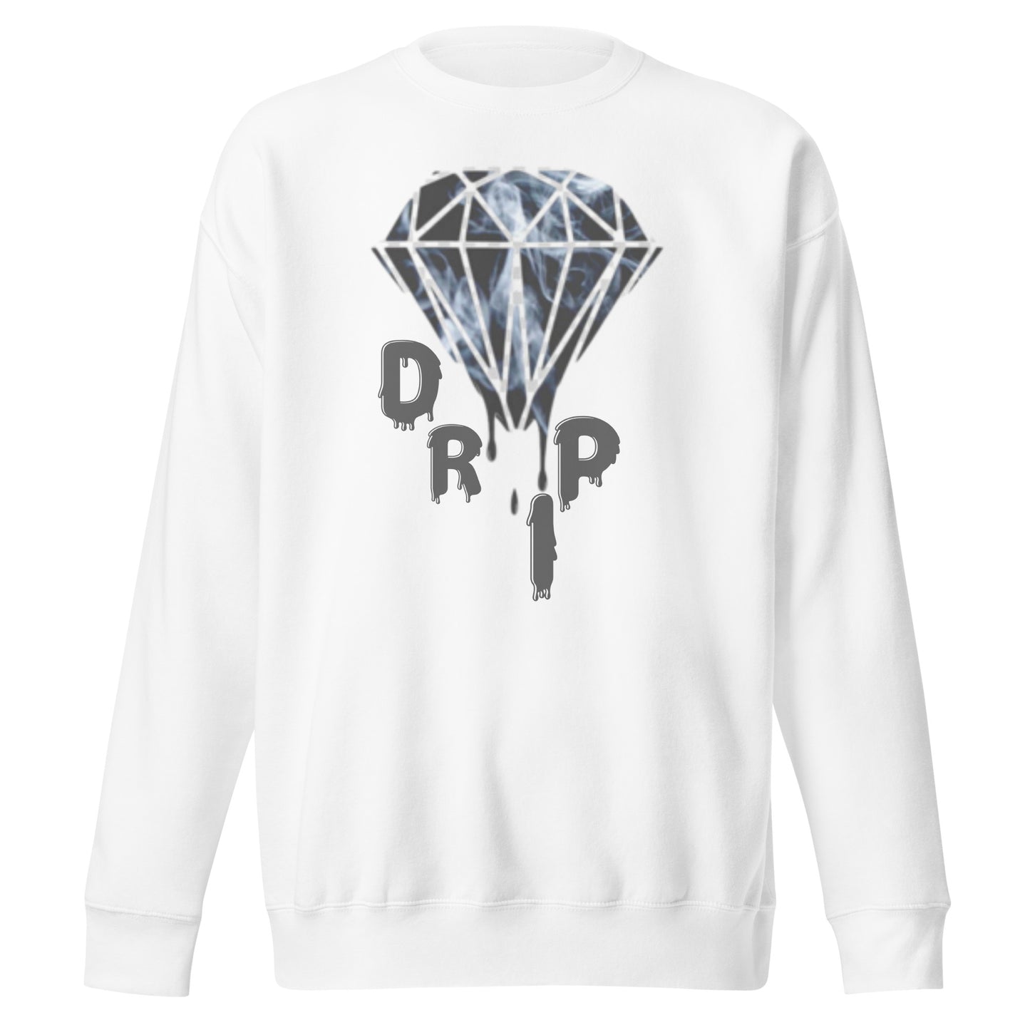 Smoke Diamond Drip Unisex Premium Sweatshirt