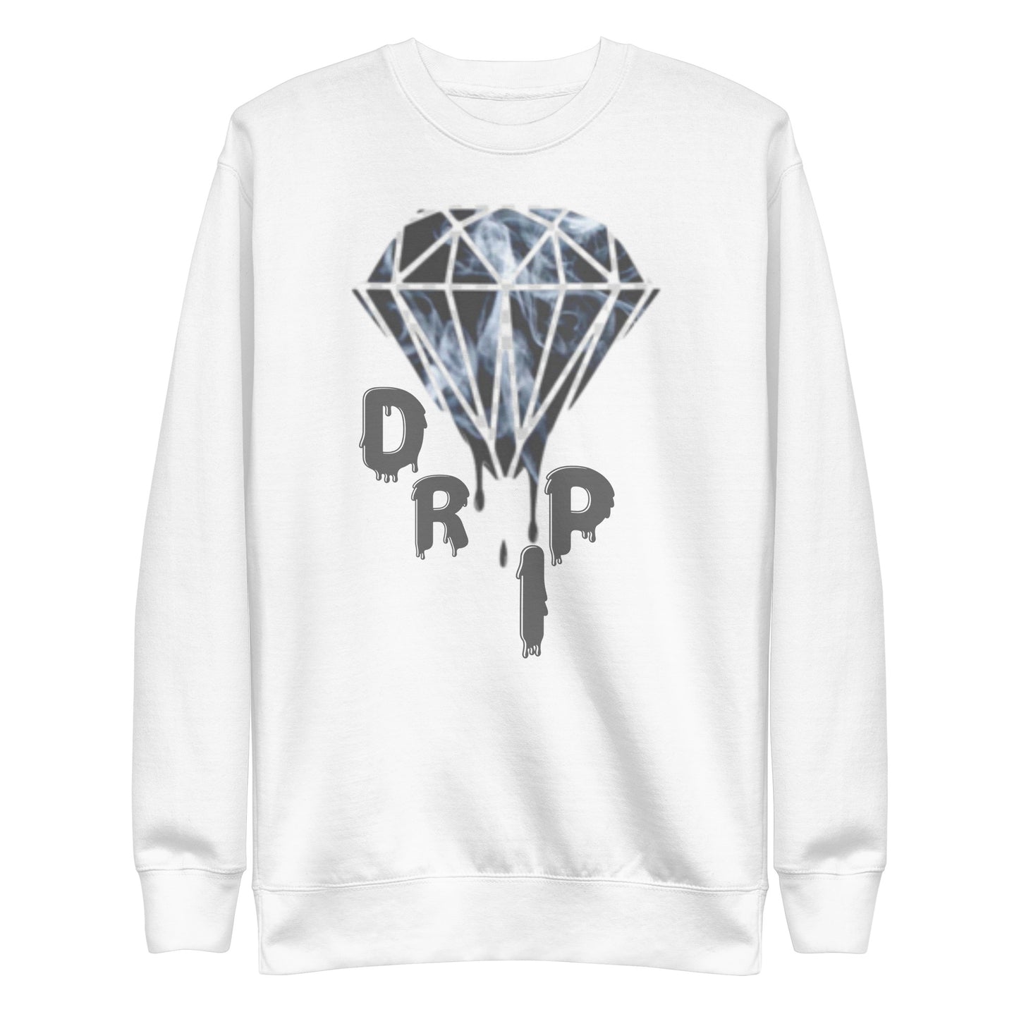 Smoke Diamond Drip Unisex Premium Sweatshirt
